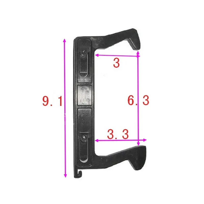 Microwave Oven Aksesoris 9.1 Cm Kait Pintu Switch Plastik Hook untuk Midea C17L Ke EG823MF7-NRH/E Microwave Oven bagian