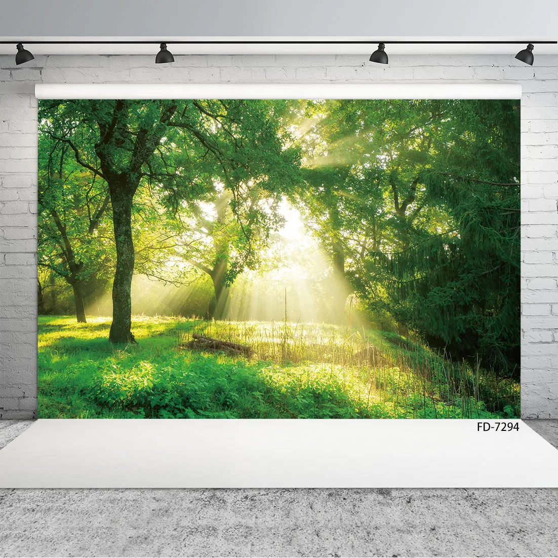 Scenic Summer Sunlight Park Green Tree Vinyl Photographic Background for Photo Studio Children Baby Portrait Backdrops Photocall