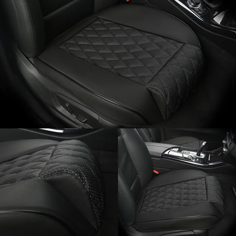 3D Breathable Leather Car Seat Cover Protector Mats Universal Automobiles Waterproof Car Van Auto Vehicle Seat Cushion Protector