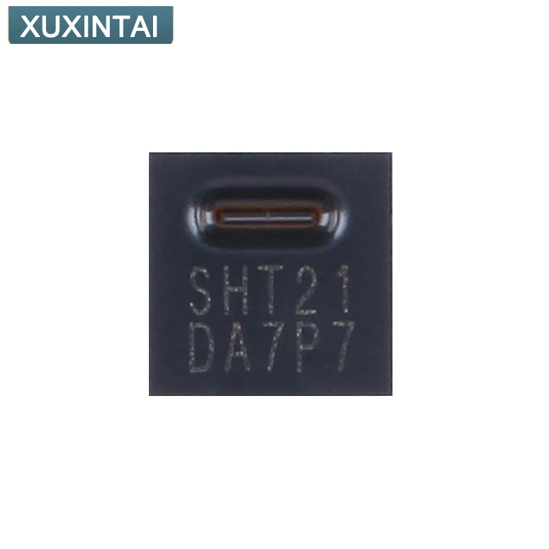 10Pcs/Lot New Original  SHT21 SHT Humidity Temperature Sensor 0 ~ 100% RH I²C ±2% RH 8 s Surface Mount