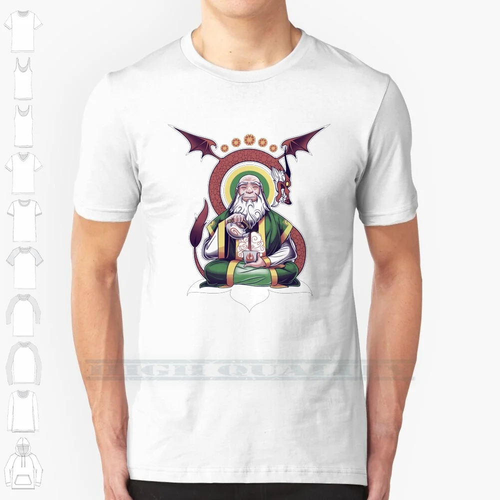 The Jasmine Dragon 100% Cotton T Shirt Airbender Uncle Iroh Aang Korra Jasmine Dragon Tee Short Sleeve Long Sleeve Gift