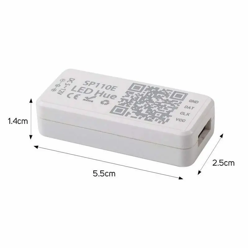 SP110E Bluetooth-compatible Pixel light Controller WS2811 WS2812 dimmer SK6812 RGB RGBW WS2801 pixels Led Strip IOS Android