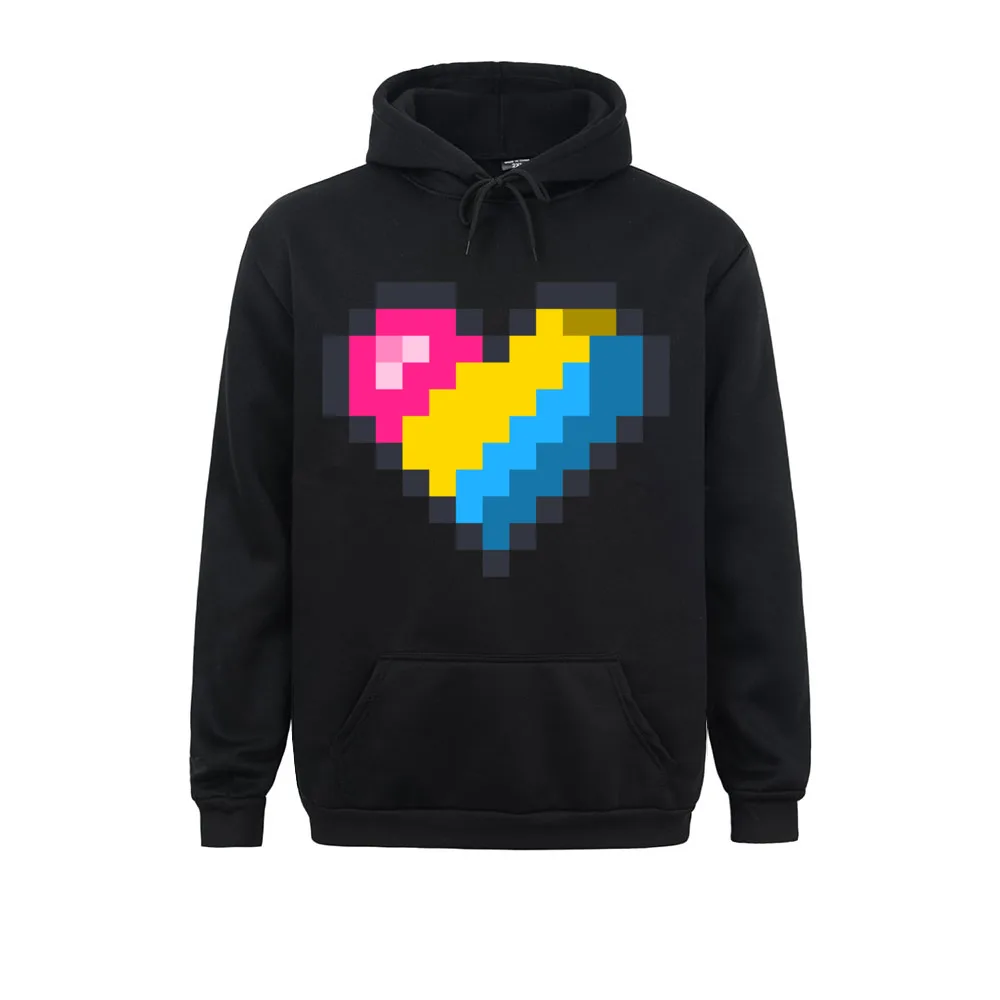 

Men Sweatshirts Gaymer LGBT Retro Pride Pansexual Gamer Pixel Heart Pullover Hoodie Winter Hoodies Winter Clothes Long Sleeve