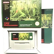 Secret of Mana with box default france language 16bit  game cartridge for pal console