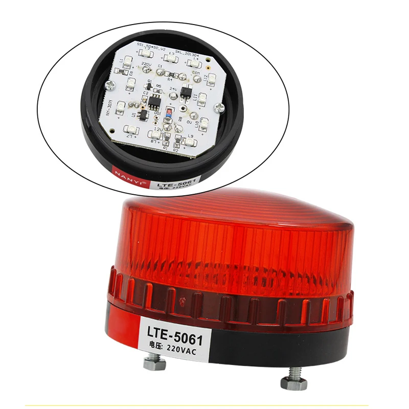 Security Alarm Strobe Signal Warning Light LED Lamp Flashing Light 1PC