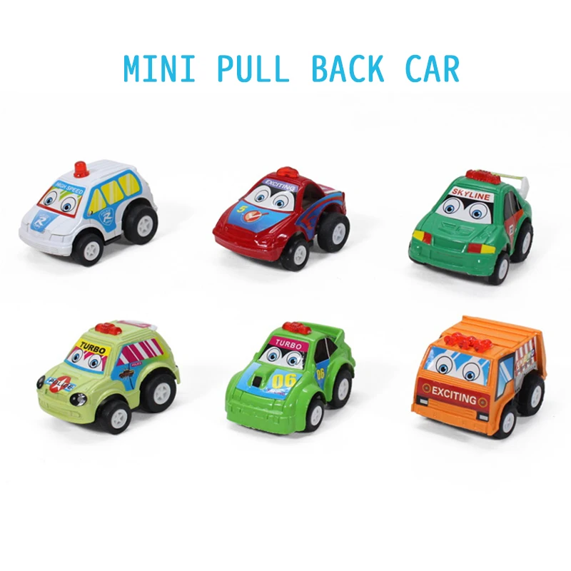 Mini Pull Back Toy Car Small Drop Resistant Friction Car Child Baby Gift Various Toy Models