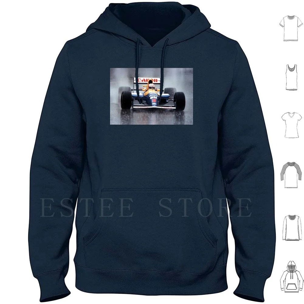 Nigel penjualan En Route To Second Place Hoodie lengan panjang Racecar Racing Racecar Sports Fia Racingdriver Driver Driver balap