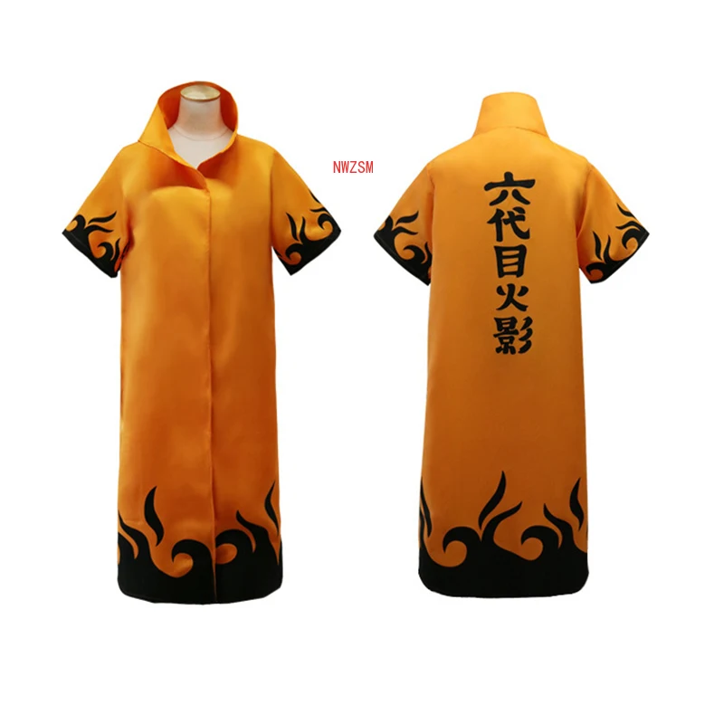 Anime Kakaxi Cosplay Áo Choàng Thứ Tư Yondaime Hokage Namikaze Minato Đồng Nhất Thứ 6 Hokage Kakashi Áo Bé Trai Vải Choàng Hóa Trang Halloween