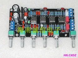 Six knobs ne5532 tone board 2.1 channel power amplifier front stage front panel finished product