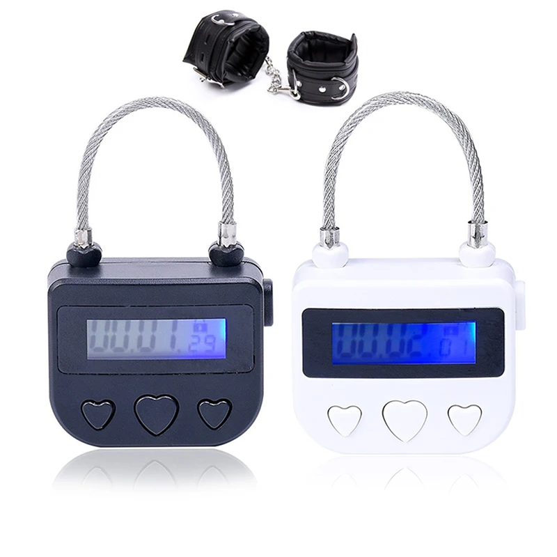 New Multipurpose Time Lock Padlock For Quit Smoking Stop Cell Phone Ankle Handcuffs Mouth Gag BDSM Bondage Adult Games Sex Toys