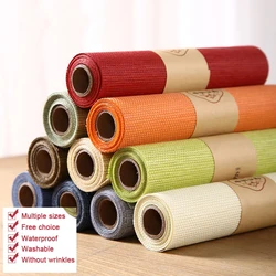 Waterproof Paper Fiber Table Runner Free Match Table Cloth For Wedding Festival Party Chirstmas Hotel Decoration Table Cover