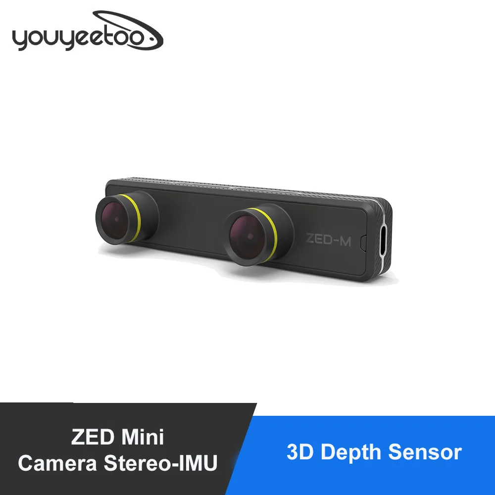 

STEREO ZED Mini Camera Stereo-IMU 3D Depth Sensor for AI Edge Computing, Self-Driving Car Control, Mobile Mapping