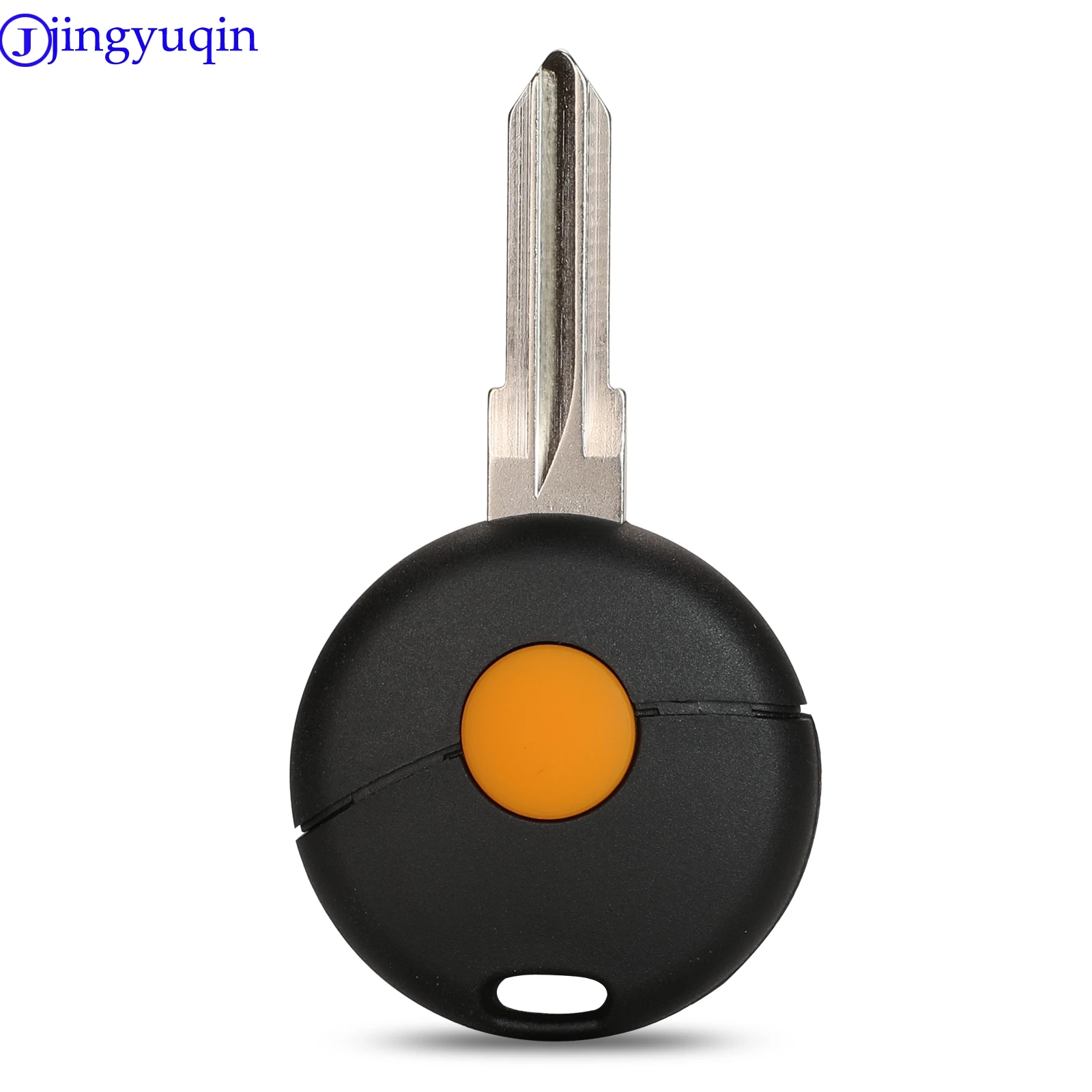 

Jingyuqin 1 кнопка дистанционного управления автомобильный ключ оболочки стиль для Benz Smart Fortwo 1998-2012 США Автомобильный ключ чехол нерезанное лезвие флип Автомобильный ключ крышка