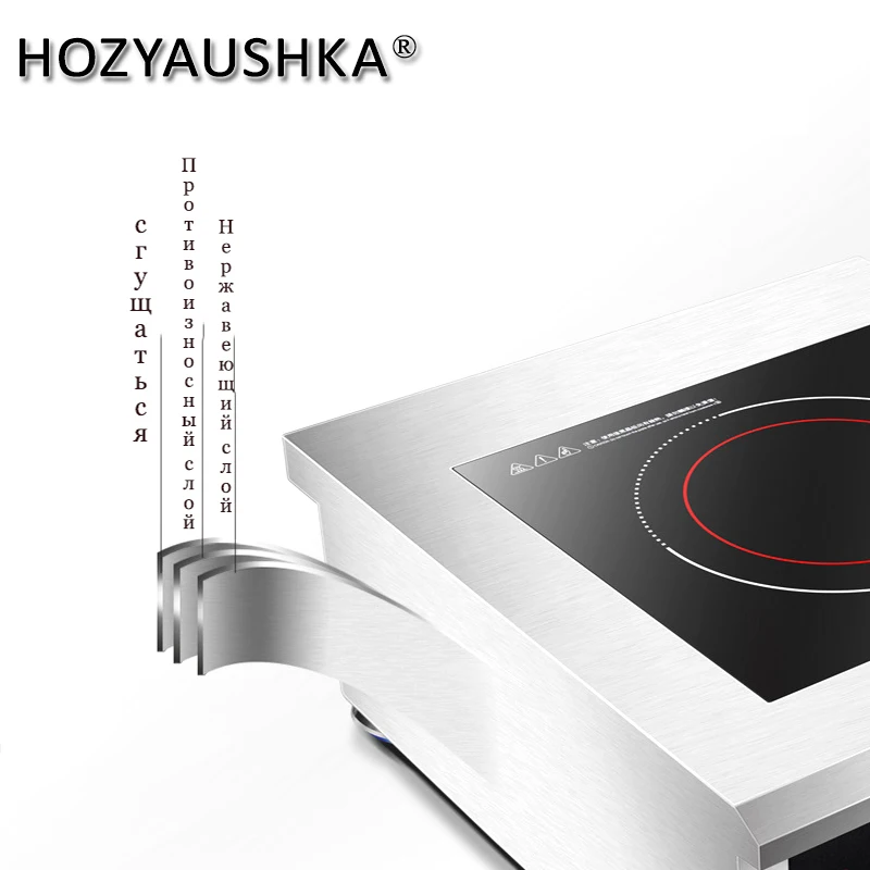 인덕션 쿠커 고출력 상업용 평면 전자기 튀김로, 5000W, 5KW 폭발 튀김로, 평평한 수프 스토브