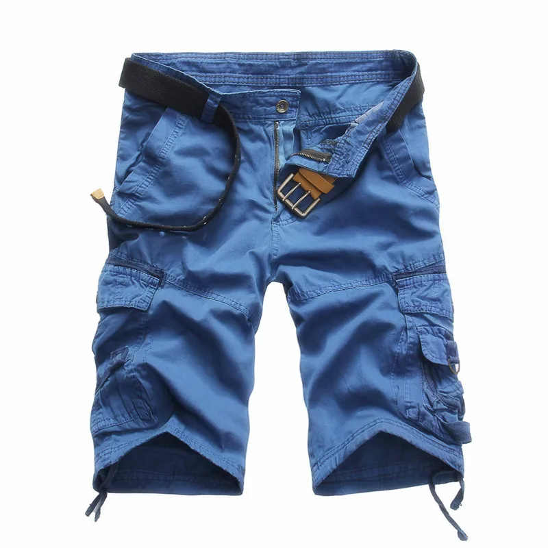 Pantalones cortos de algodón para hombre, pantalón de camuflaje, prenda cargo masculina fresca, cómoda y de estilo informal, ropa casual de marca,