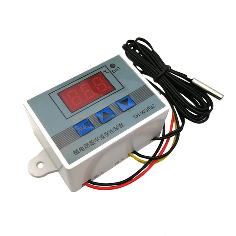 XH-W3002 Digital LED Control Temperature Microcomputer Thermostat Switch Thermometer New Thermoregulator 12V 24V 110-220V