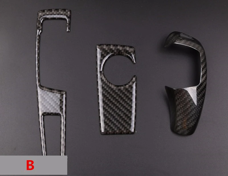 ألياف الكربون وحدة التحكم المركزية والعتاد التحول زخارف اللوحات غطاء الكسوة لسيارات BMW X3 F25 X4 F26 13-17 LHD تصفيف السيارة الداخلية