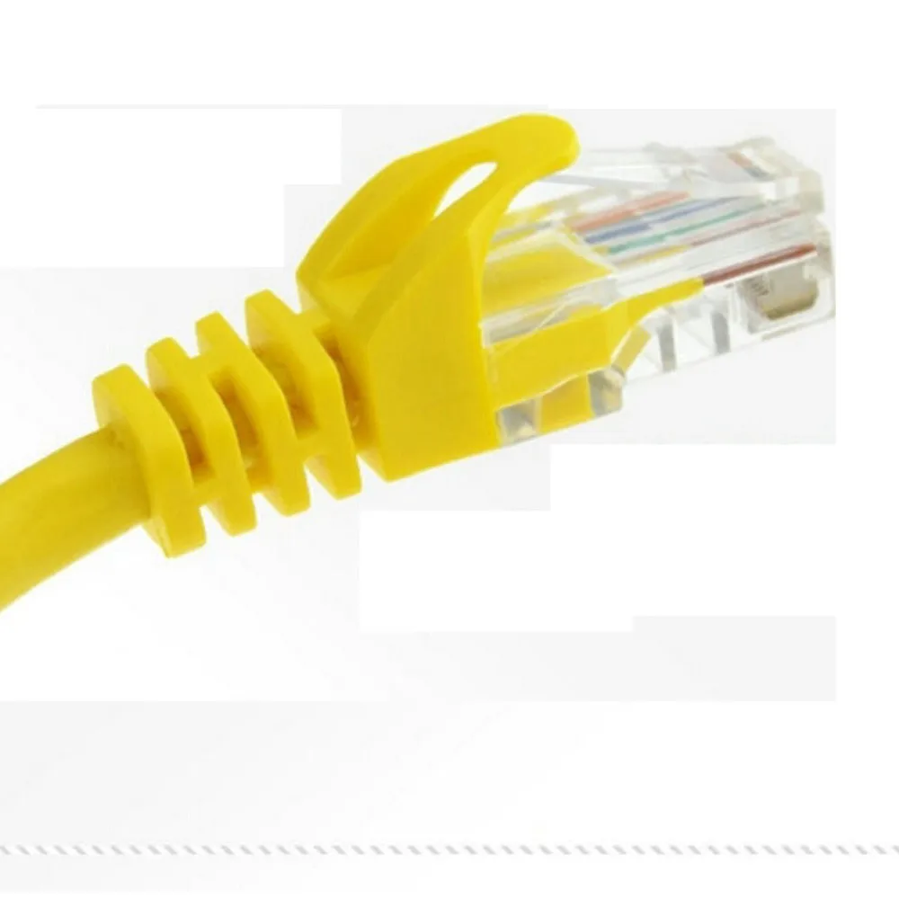 2020ホット販売新黄外部屋外ネットワークイーサネットケーブルCat5e 100% 銅RJ45 1-30メートルの工場価格