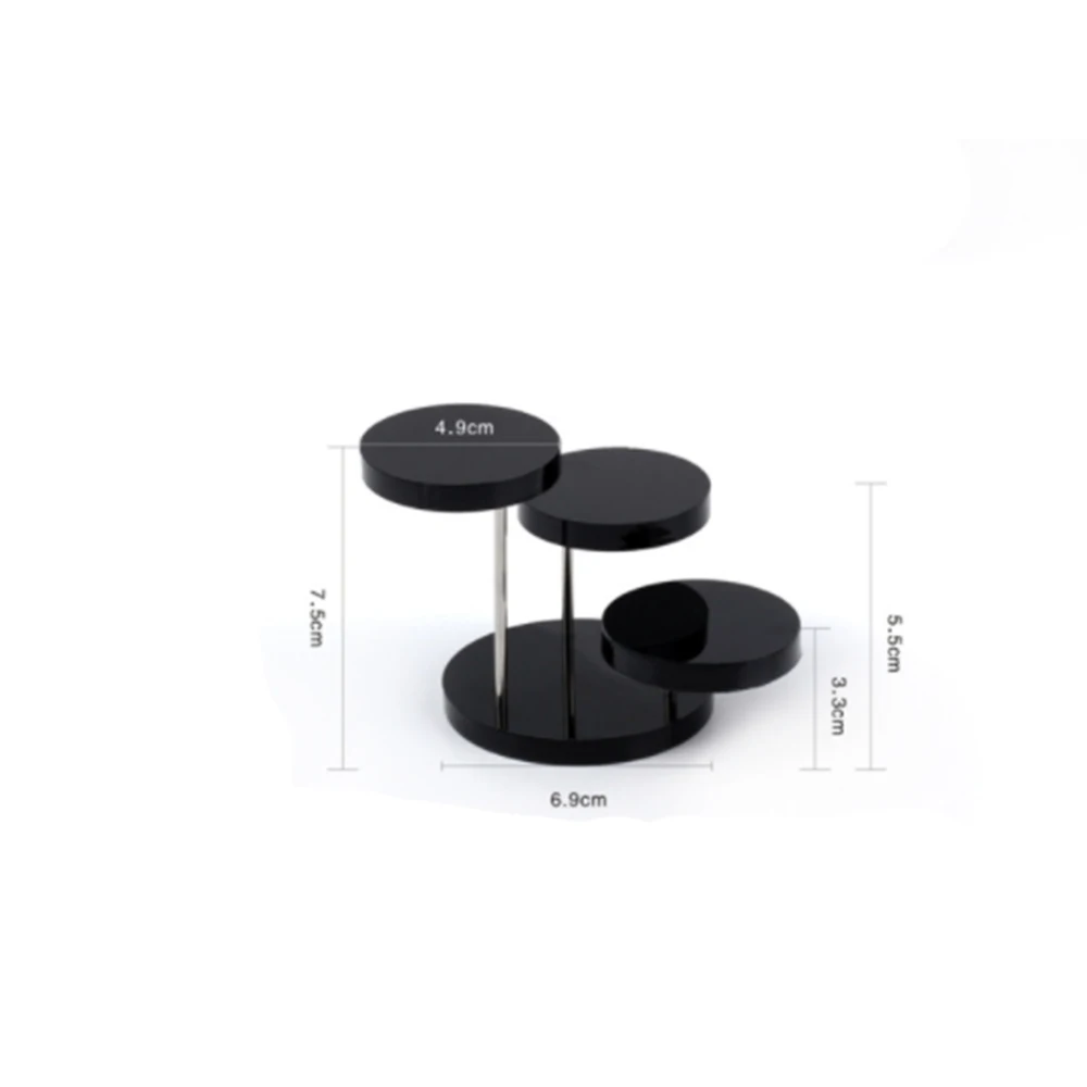 Multifunction Acrylic  Display Stands Adjustable Display Risers Round Acrylic Product Display Riser Stands Cupcake Stand Holder