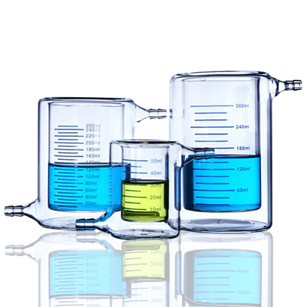 

Double beaker Jacketed beaker Laminated glass beaker Photocatalytic reactor chemical experiment instrument teaching