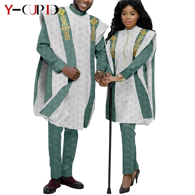 Couple de vetements de mariage traditionnels nigerians Costume d Halloween Albert Einstein Vetements Afrique Aliexpress
