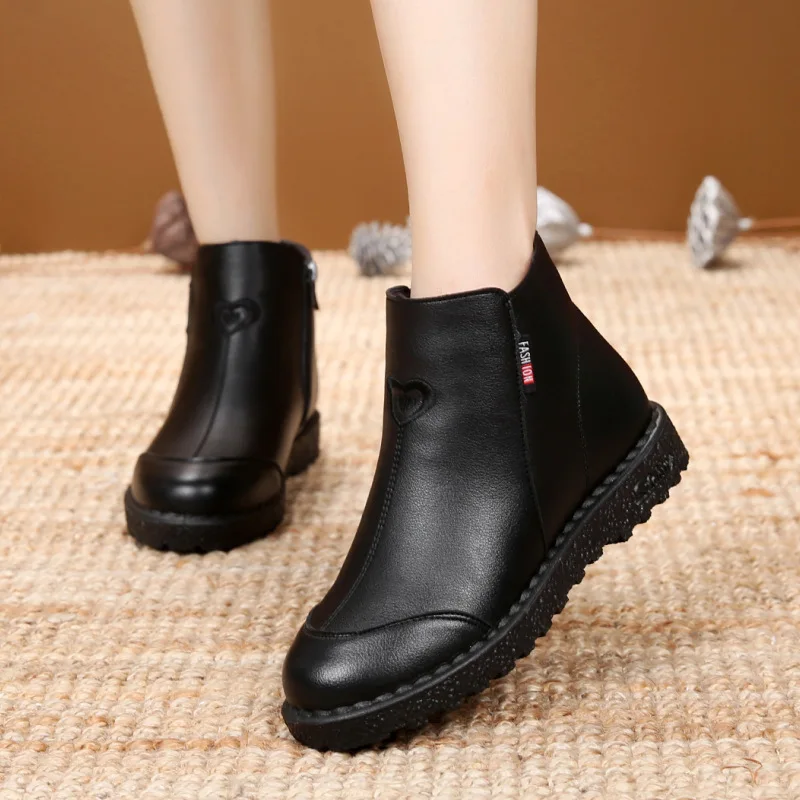 

2021 New Fashion Women Ankle Oxford Boots Spring Western Rain Shoes Woman Super Cool Low Heels Female Platform Boot 786