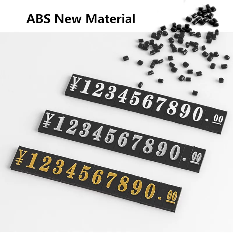 5 stück Aluminium Legierung Commodity Digitale Preis Cube Tag Mini Preis Label Papier Zeichen Halter Display Stand