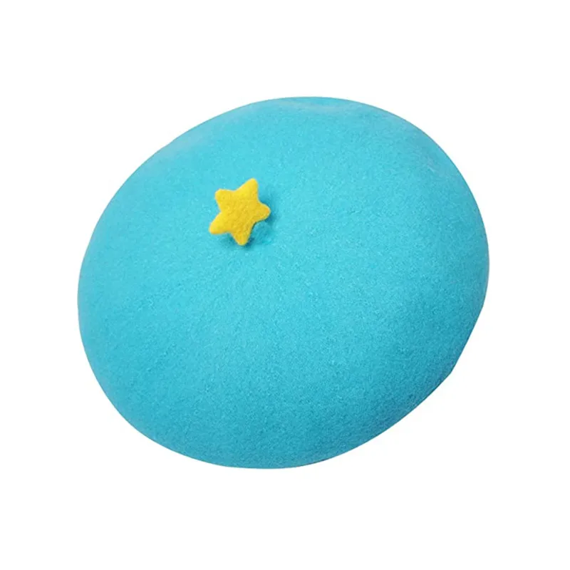 Women beret hat Handmade Little Yellow Star Beret Vintage Artist Hat Kawaii Story Hat Cute Women Cap High Quality Wholesale