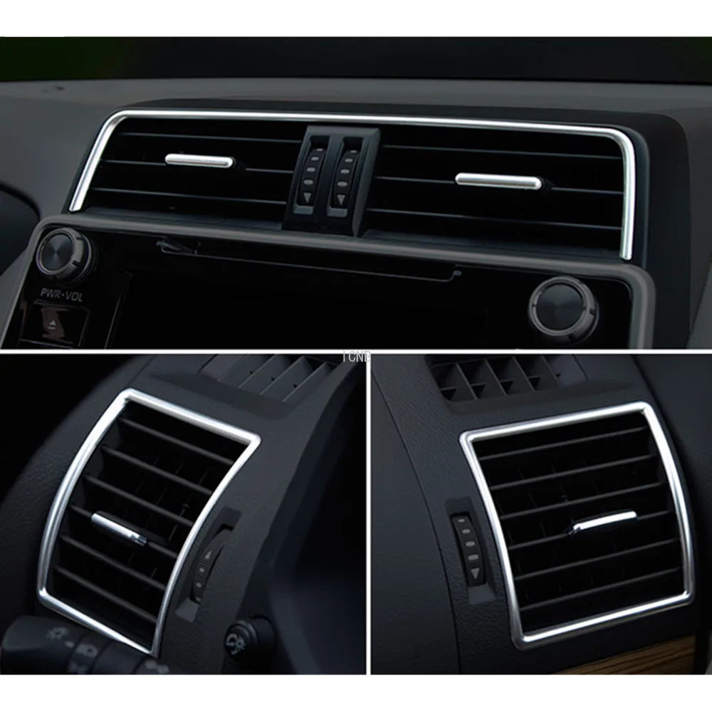 For Toyota Land Cruiser Prado 150 2014 2015 2016 2017 2018 2019 2020 2021 Air Conditioner Outlet Strip Accessories