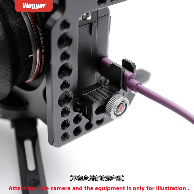 A7III A7M3 Khung Máy Ảnh HDMI-Tương Thích Kẹp Dây Cáp Cho Sony A7RIII A7SIII Camera Cho A6500 A6600 A6400 SmallRig Camera lồng