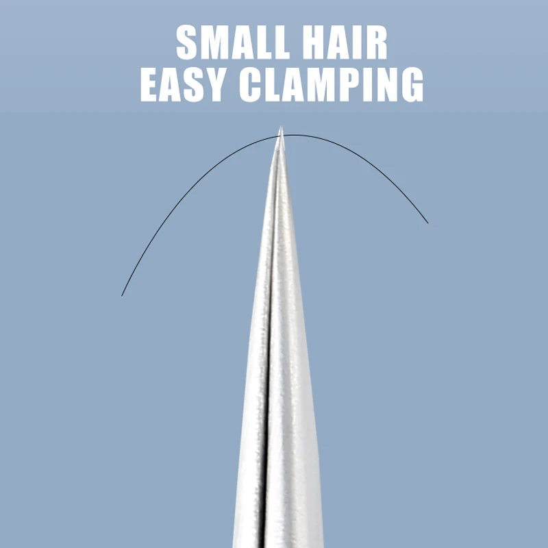 MECHANIC High Precision Stainless Steel Tweezers Fine Tip Tweezers for Jump Wire Chips Small Parts Repair Tools