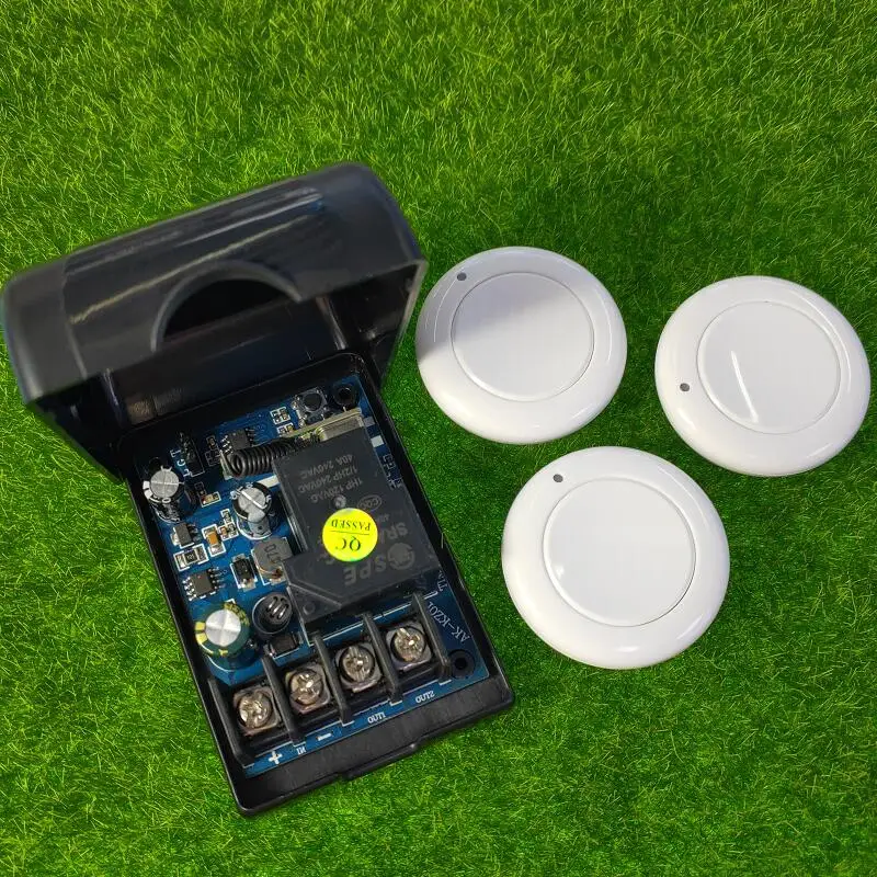 433mhz RF DC 12V  24V  48V 30A relay 1 Channel RF Wireless Remote Control lighting   switch motor  learning code