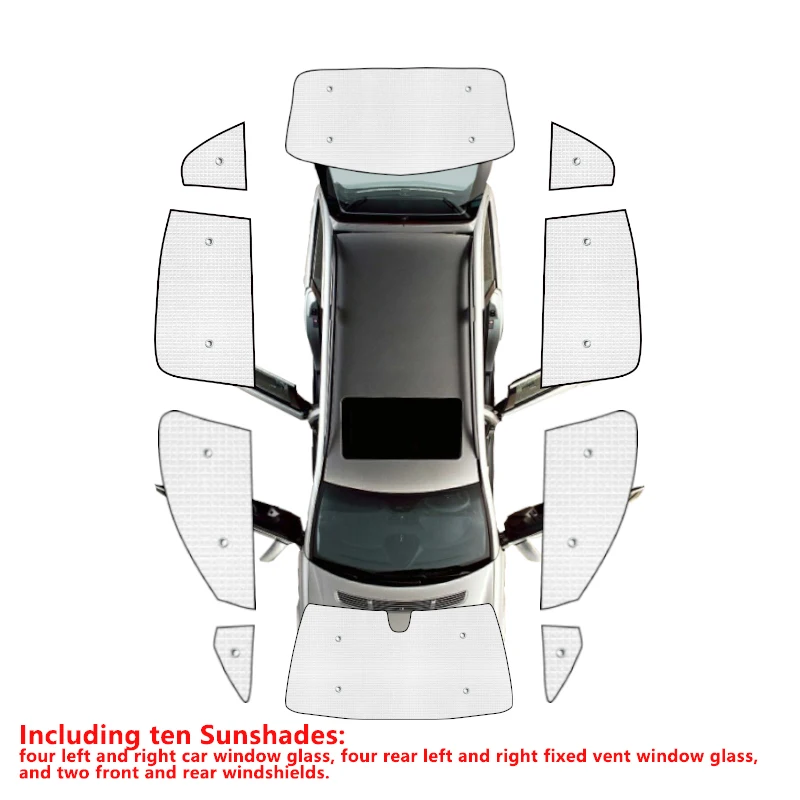 Full Cover Sunshades For Corolla E210 Touring Sport 2018~On Car Sun Protection Windshields Side Window Visor 2019 2020 2021 image 3
