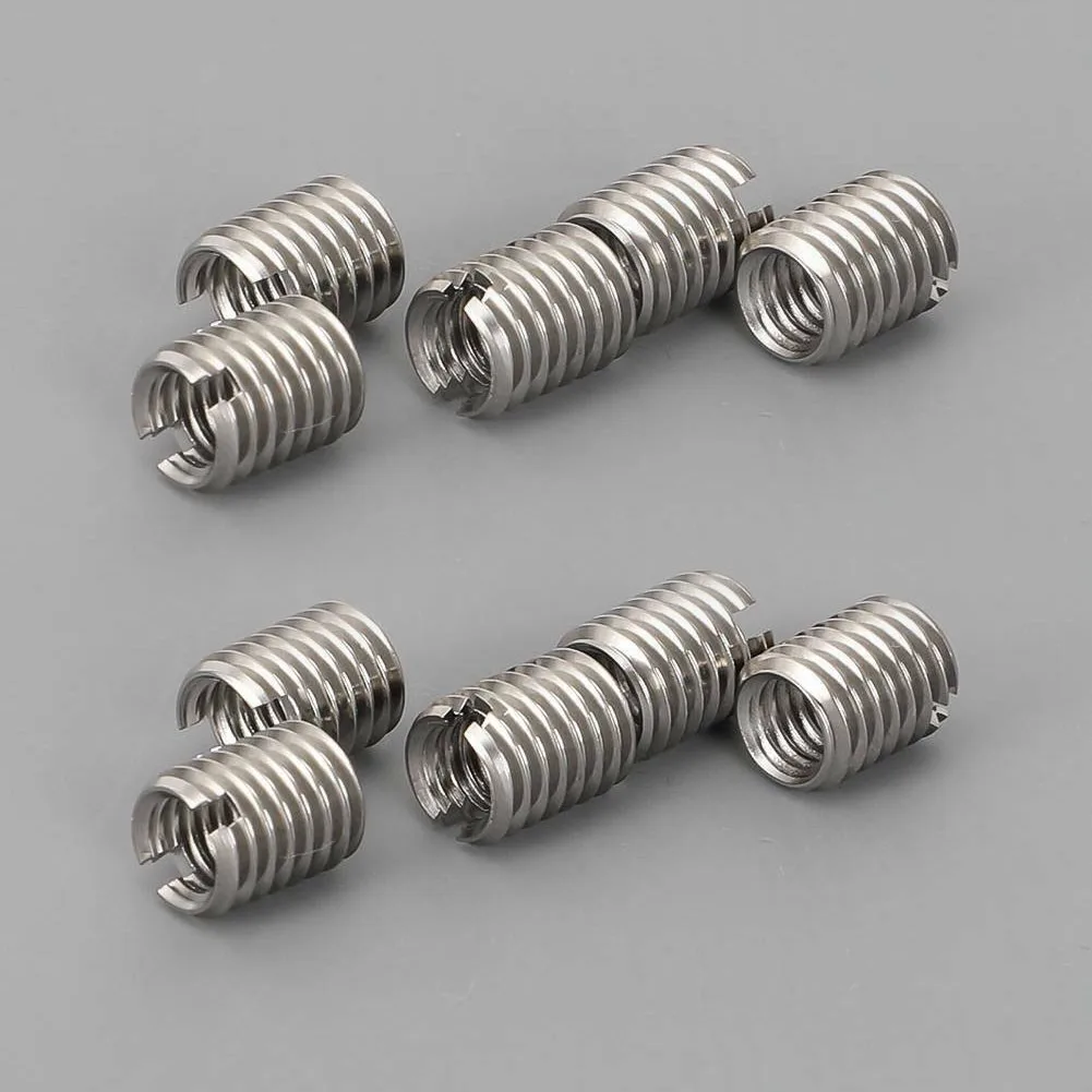 10Pcs/pack Stainless Steel Thread Adapters Convert M8 8mm Male To M6 6mm Female Hardware Fasteners Threaded Reducer Insert