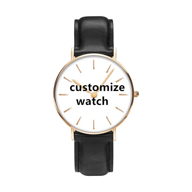 New Arrival Anime Cartoon Customize Watch For Women Men DIY Watch Watches Quartz Wristwatch For Brithday Best Gifts 38MM