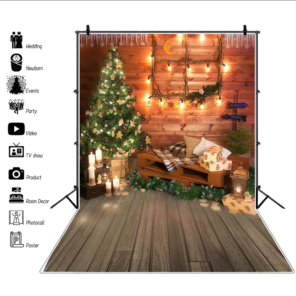 

Christmas newborn photocall portrait backdrop for photography studio wooden floor background for photo studio pine gifts photo