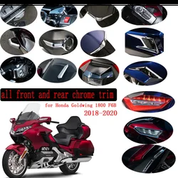 Motorrad vorne und hinten Chrom verkleidung für Honda Goldwing 1800 f6b gl1800 2018 2019 2020 Motorrad zubehör