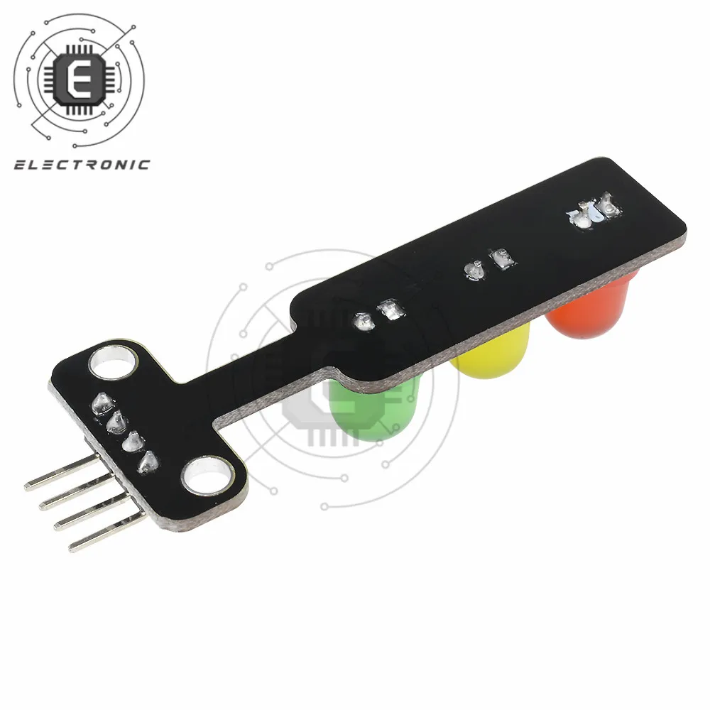 Mini LED Traffic Light Module 5V Traffic Light Lighting Module Digital Signal Output Ordinary Brightness Red Yellow Green 5mm