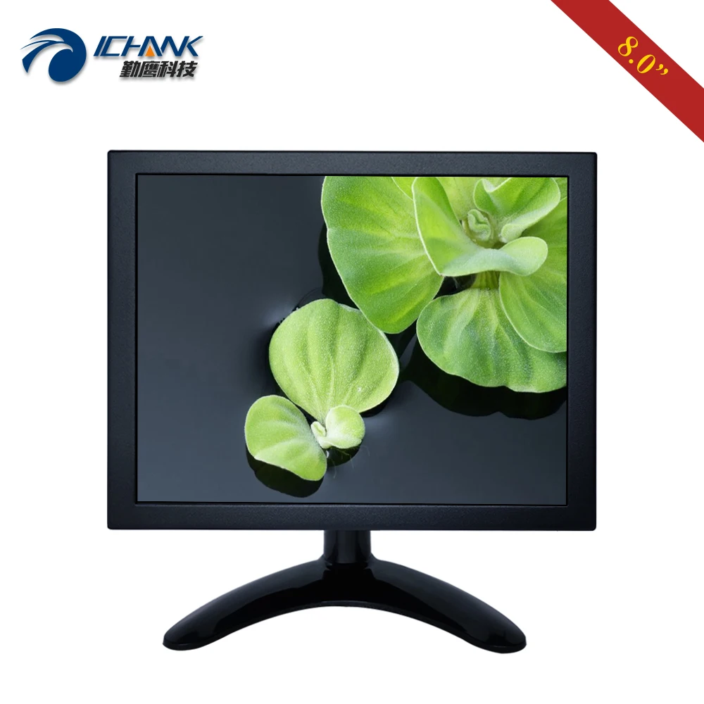 

8" inch LCD Screen Display 1024x768 IPS Metal Shell HDMI-in BNC RCA Portable Mini PC Monitor USB U-disk Video Player ZB080TN-592