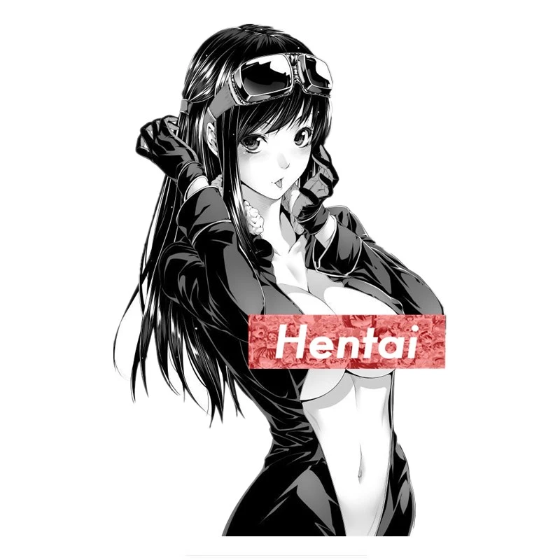 Best Selling HENTAI Waifu Anime Sexy Girl Car Decoration Sticker Notebook Window Motorcycle Decal