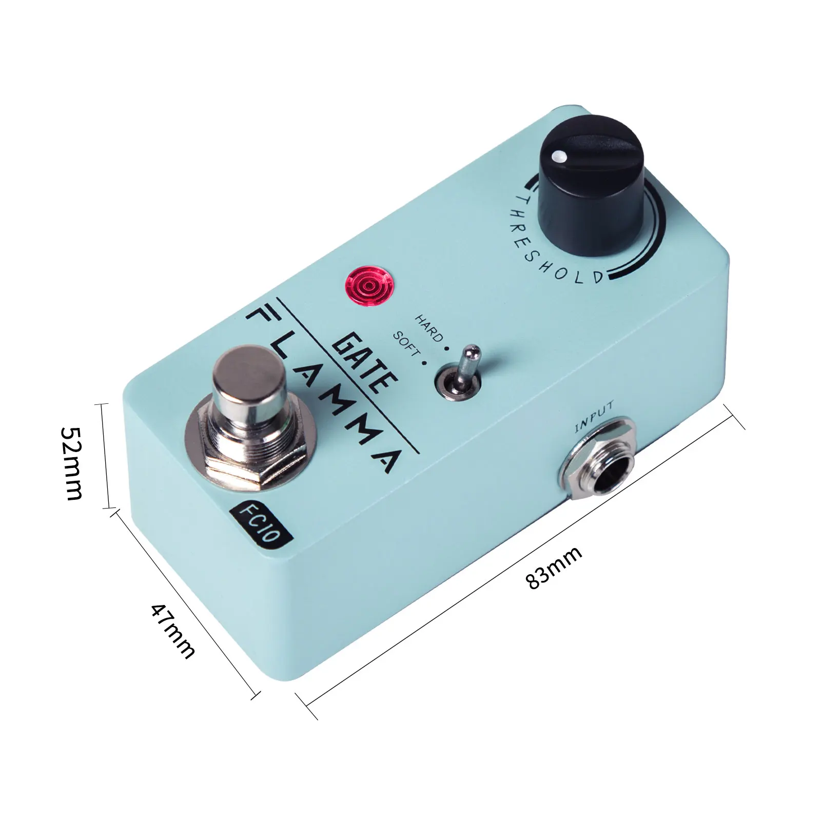 FLAMMA FC10 Noise Gate Noise Reduction Effects Guitar Pedal 2 Work Modes HARD SOFT True Bypass Full Metal Shell