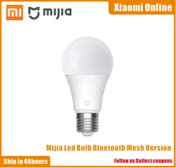 Newest Xiaomi Mi Intelligent Led Bulb Bluetooth Mesh Version Smart Lamp Controlled By Mijia App Voice Adjusted Color Temperature