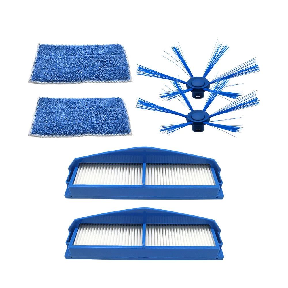 HEPA Filter+ Side Brush +mop cloth For Philips FC8794 FC8796 FC8007 FC8792 Vacuum Cleaner Replacement Spare Parts