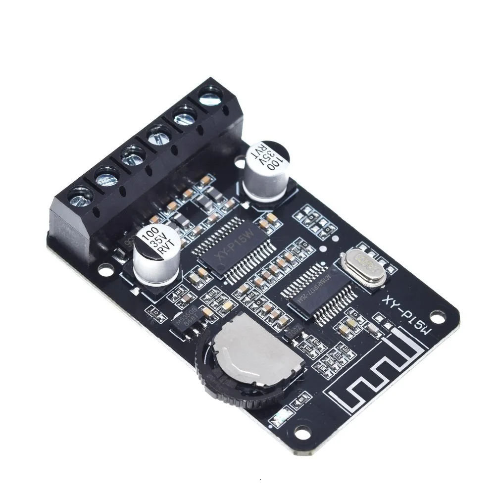 1/2/5 Stück XY-P15W 10W/15W/20W Stereo Bluetooth-5.0 Leistungsverstärker-Platine 12V/24V Hochleistungs-Verstärkermodul – Detail 6