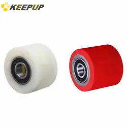 Replacement caster wheels,Fork Wheel Bearing Small hydraulic lifting and handling wheels Polyurethane Nylon wheels