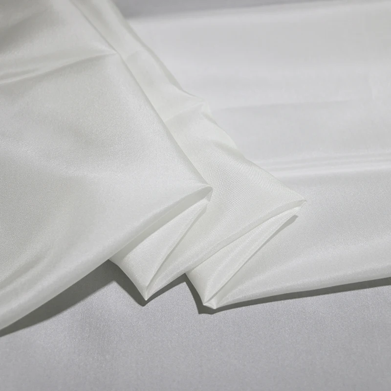 50cm*114cm Super Deal 12 momme Natural White Silk Material Soft Habutai Linings 100% Mulberry Silk Fabric Habotai