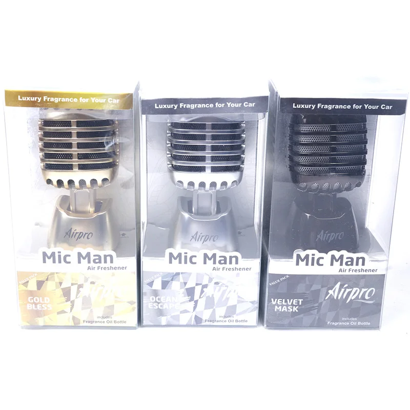 Microphones Seat Air Freshener Auto Perfume Car Diffuser Dashboard Perfume Interior Decor Car Ornament Accessories