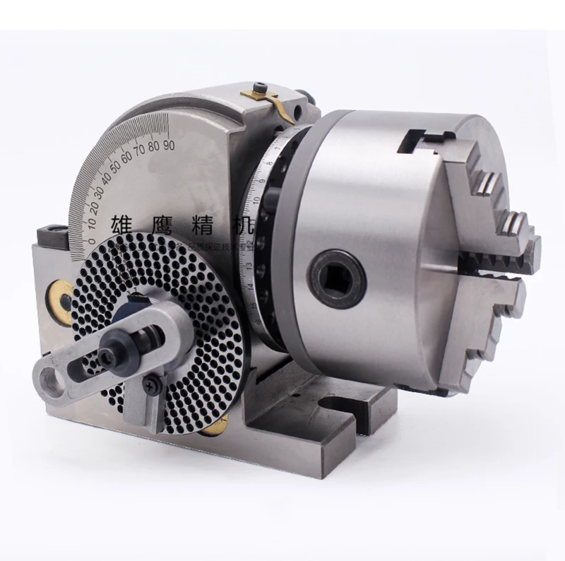 4 Inch / 5 Inch Quick Small Simple Vertical Horizontal Manual Indexer Precision Indexing Head Universal Dividing Head