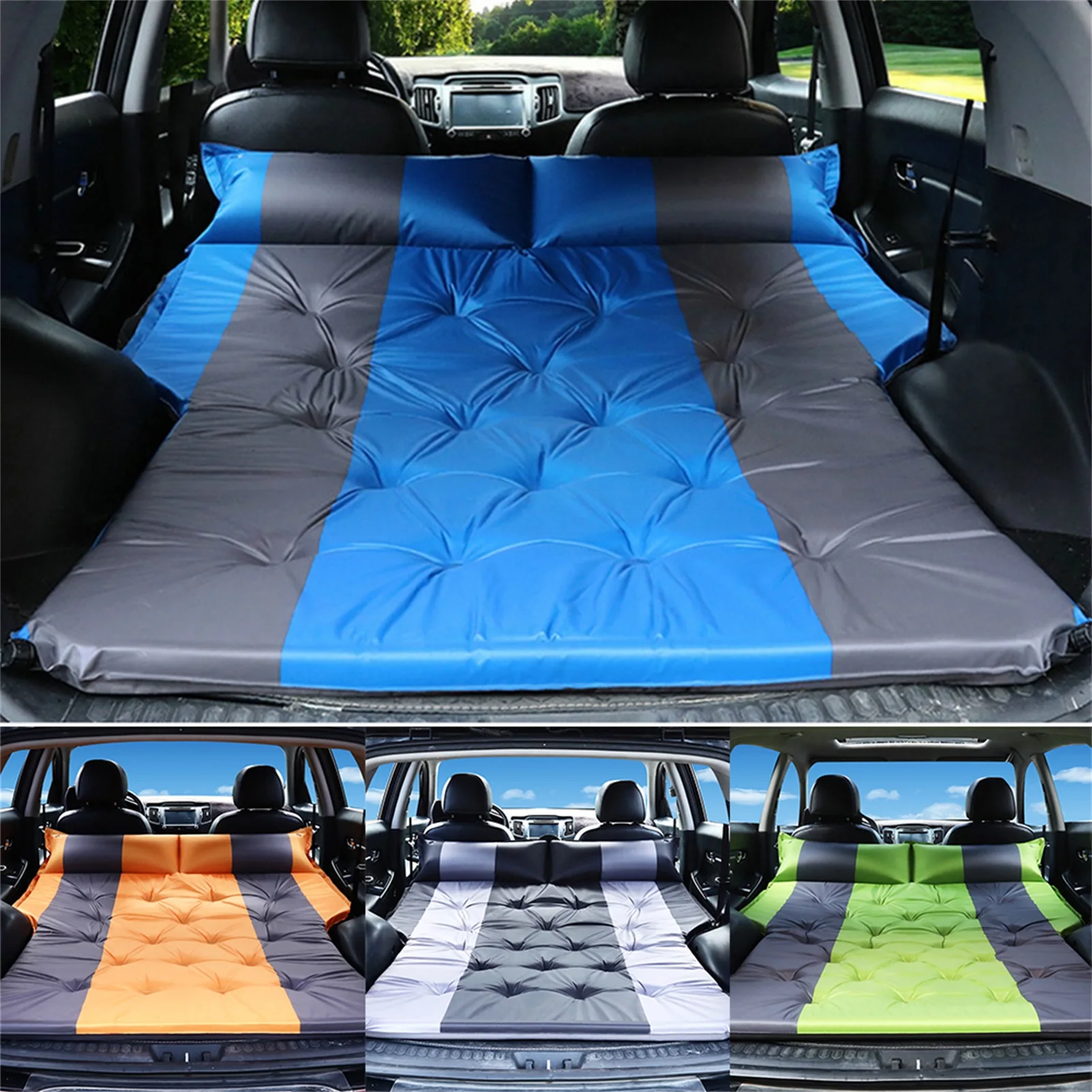 Auto Multi-Function Automatic Inflatable Air Mattress SUV Special Air Mattress Car Bed Adult Sleeping Mattress Car Travel Bed