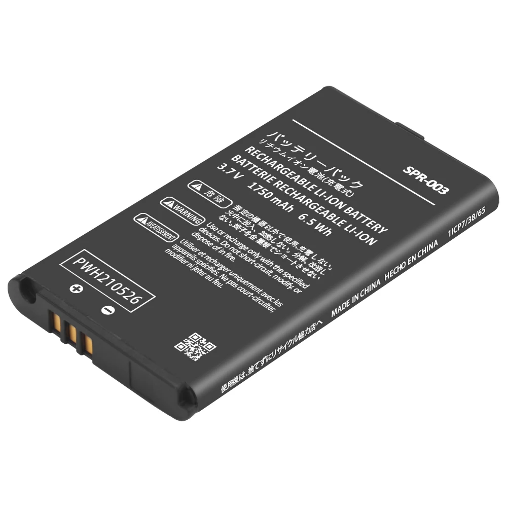 1 قطعة بطارية 1750 مللي أمبير لنينتندو 3DSLL ، DS XL 2015 ، جديد 3DSLL ، SPR-001 ، SPR-003 ، SPR-A-BPAA-CO